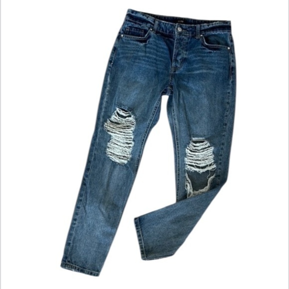 AFRM size 25 distressed jeans